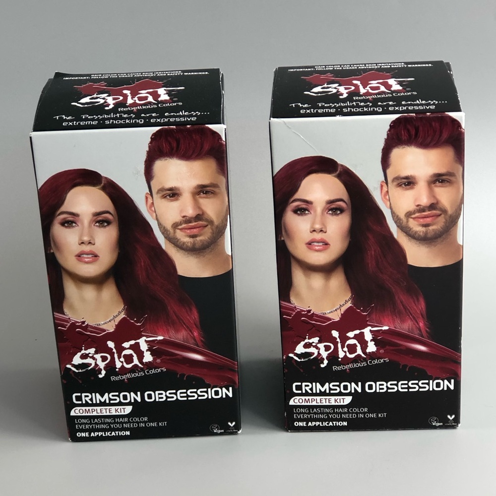 Splat Crimson Obsession Hair Color Kit Bundles